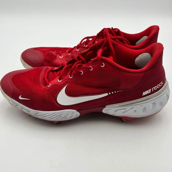 Nike Alpha Huarache Elite 3 Low Baseball Cleats University Red Men 13 CK0746-600 - Picture 1 of 10